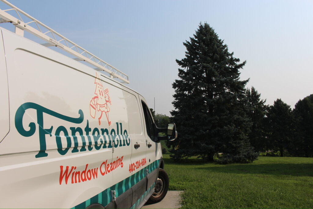 window cleaning van in omaha